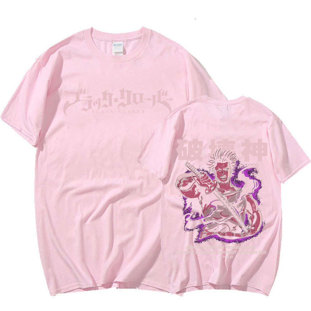 Japanese Anime Black Clover T Shirt Yami Sukehiro Double Sid