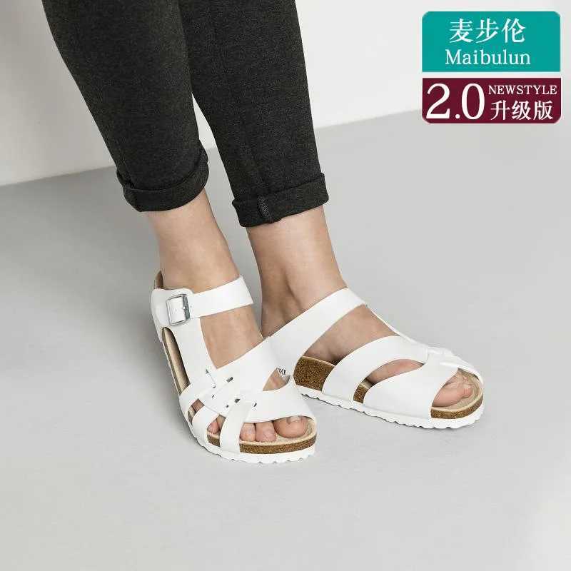 New Arrival Summer Cork Slippers Mens Beach Slide Womens Sandals New Casual Soft Flip Comfortable Home Couple Outdoor Shoes Zapatilla MUJI T250108