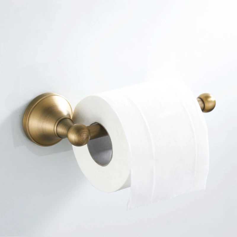 Toilet paper holder black/gold/antique toilet roll paper holder bathroom accessory wall mounted Y250107