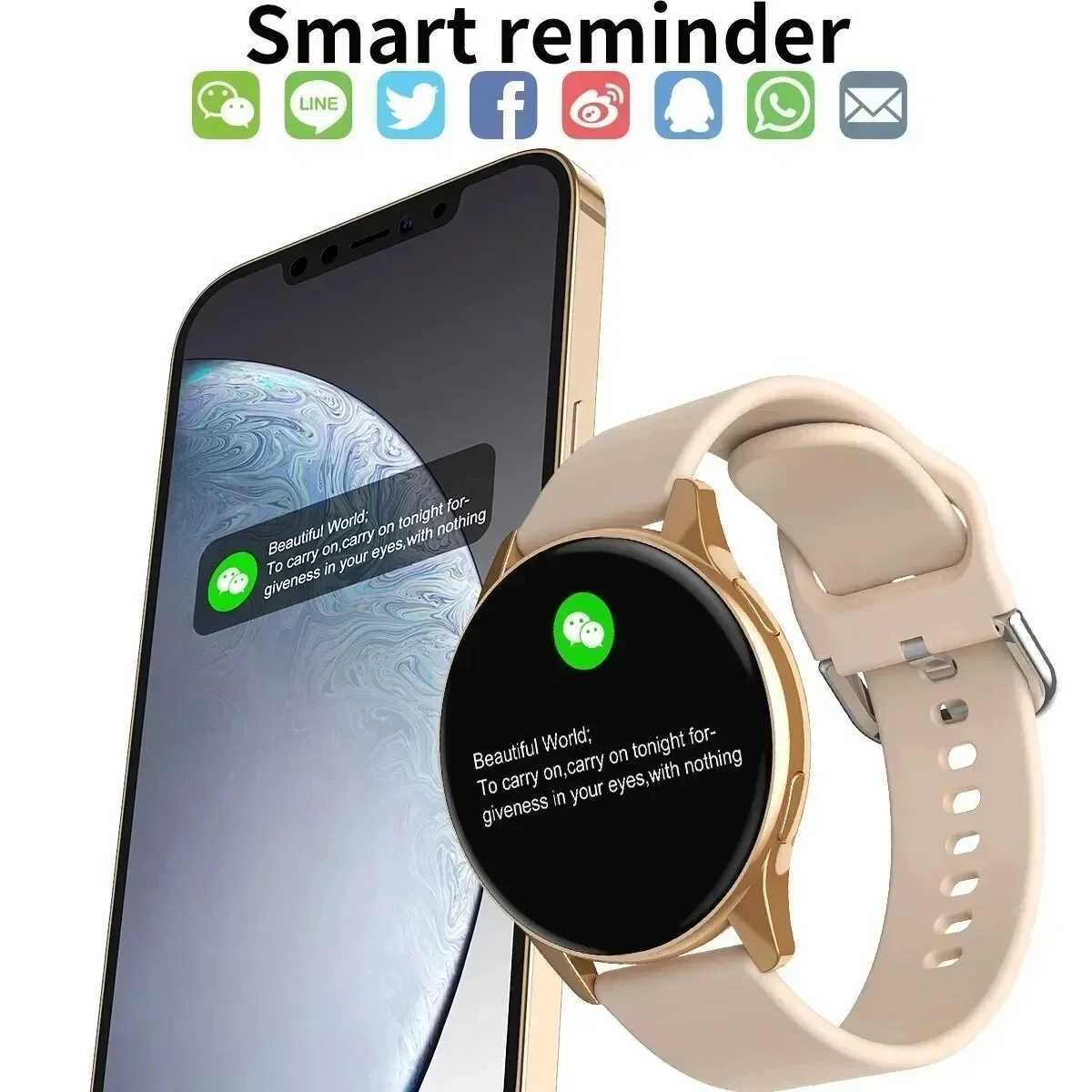 Smart Watch Round etooth Call Men Women Fitness Tracker Bracelet Custom Watch Face Watches For Android IOS Smartwatch 2025XJ250108
