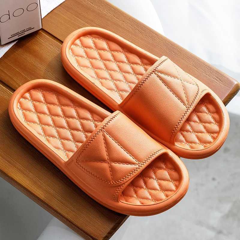 New Arrival Fashion Concise Womens Slide New Summer Home Flat Lightweight Eva Bathroom Slide Comfortable Massage Womens Indoor Slide T250108