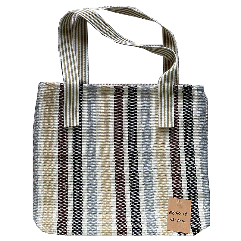 Authentic Rough Weave Textured Fabric Casual Backpack