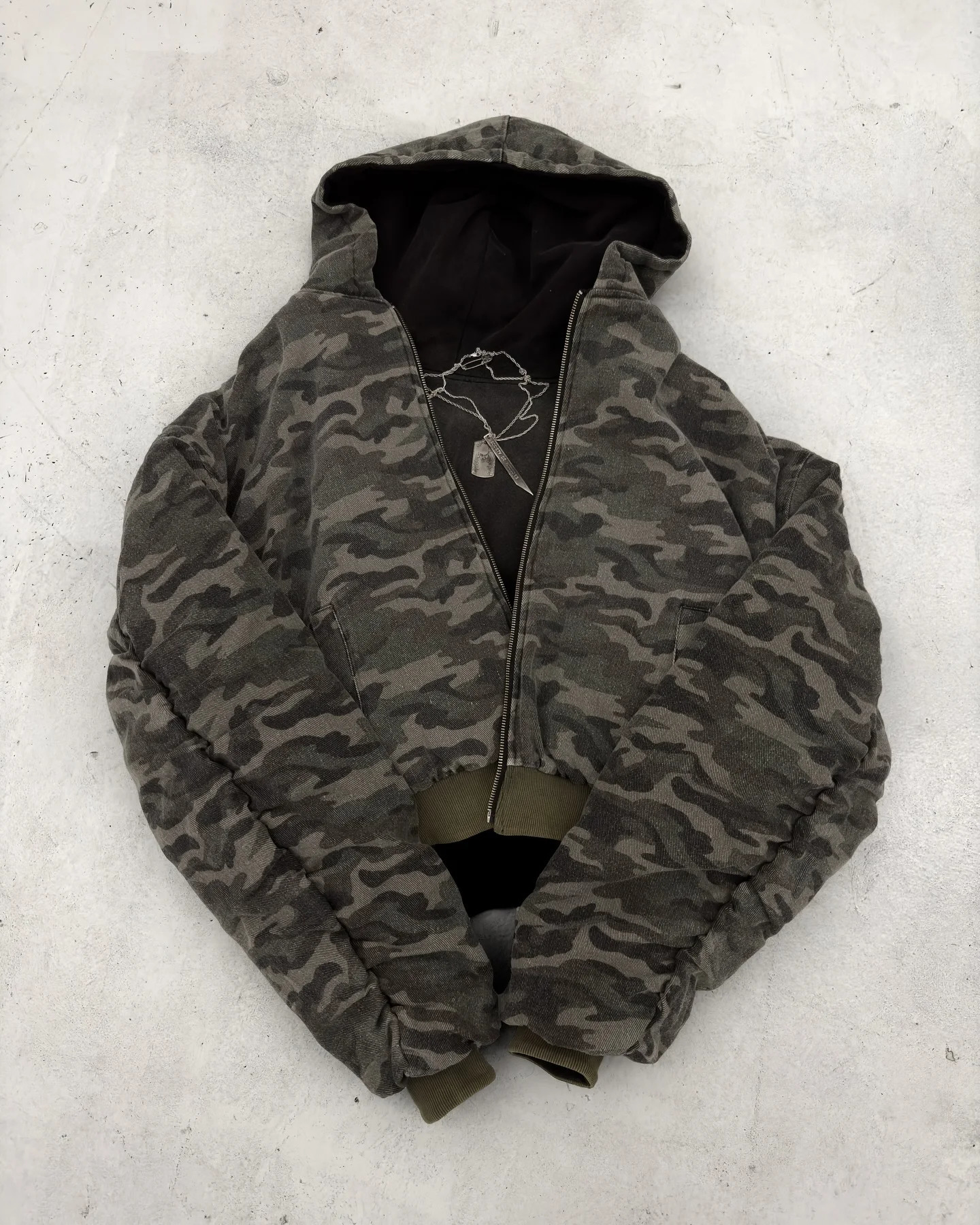 American Camouflage double-sided Plush Hood Jacket Men Women Street Coat Y2K Hip Hop Baseball Uniform Couple Casual Hoodie 250107