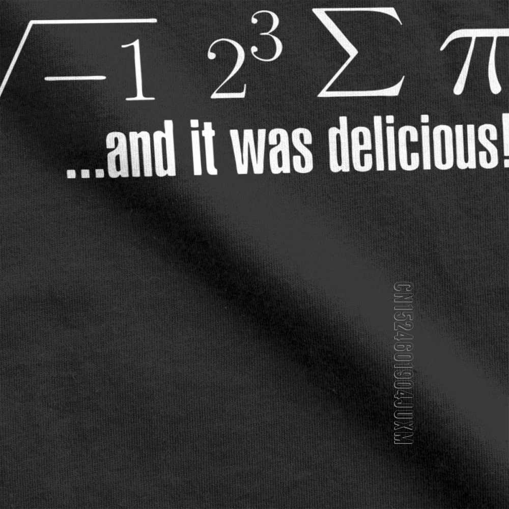 Man I ate some pies T-shirts math jokes basic O-rings short sleeved tops cotton T-shirts plus T-shirts M250108