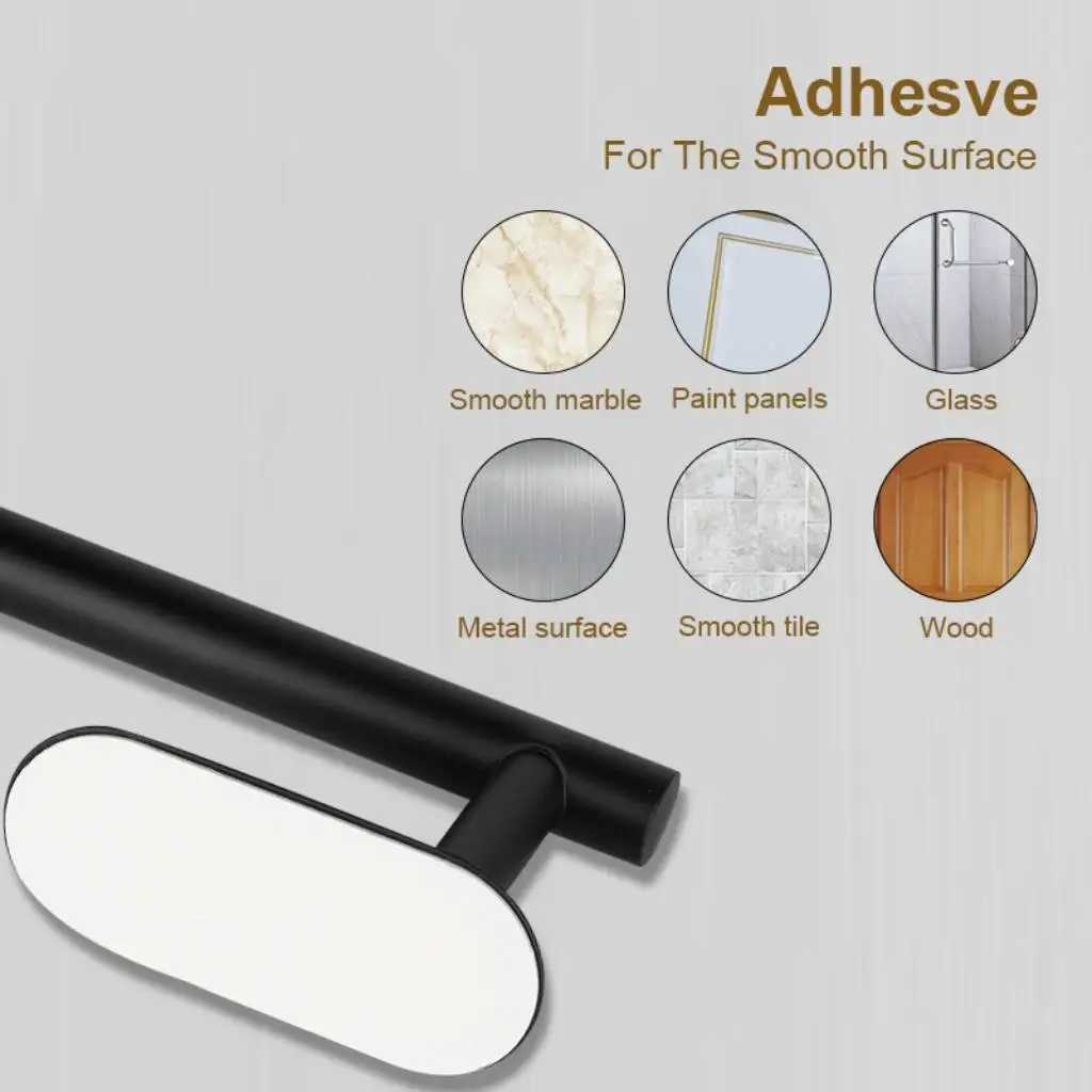Adhesive paper towel roll holder toilet paper holder stainless steel self-adhesive paper towel holder kitchen bathroom accessories Y250107