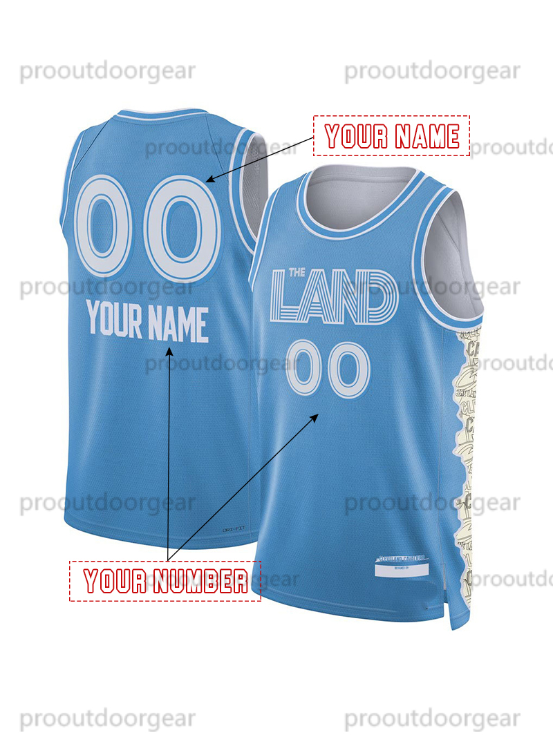 4 Mobley 2025 City Edition Basketball Jersey Garland Allen Custom Jerseys Mesh Sleeveless Stitched