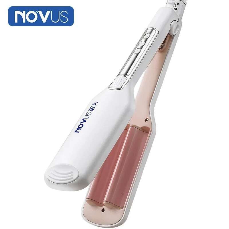 NOVUS 13mm Irons Anti-Scald 6000W Negative Ion Wave Curg hine Egg Rolls Fast Heating Auto-shutdown Styler