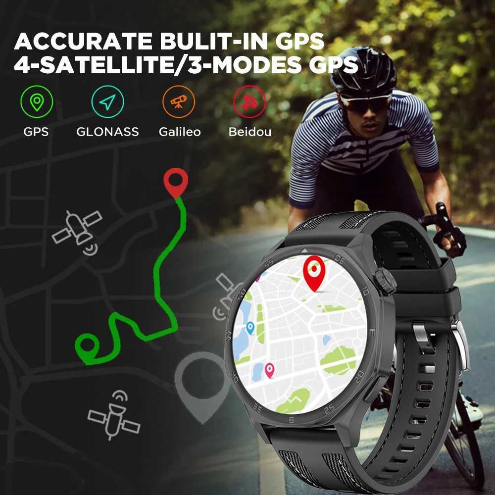 GT5 Pro Smart Watch Men Watch GT 5 4GB Memory 360*360 AMOLED HD Sn Heart rate GPS NFC etooth Call Compass Man SmartwatchXJ250108