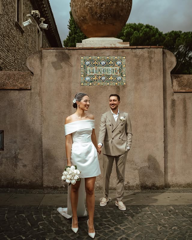 Princess Short Wedding Dress Women 2025 Off The Shoulder Strapless Open Back Satin Simple Bridal Gown Vestido De Noiva Customized