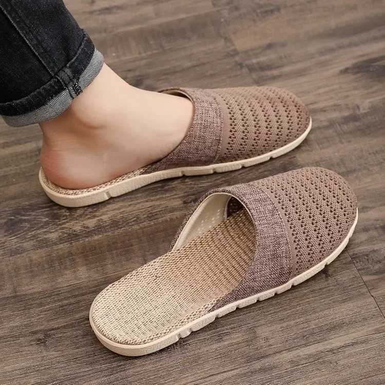New Arrival Womens summer house slider breathable waffle indoor slider open toe closed silent slider T250108