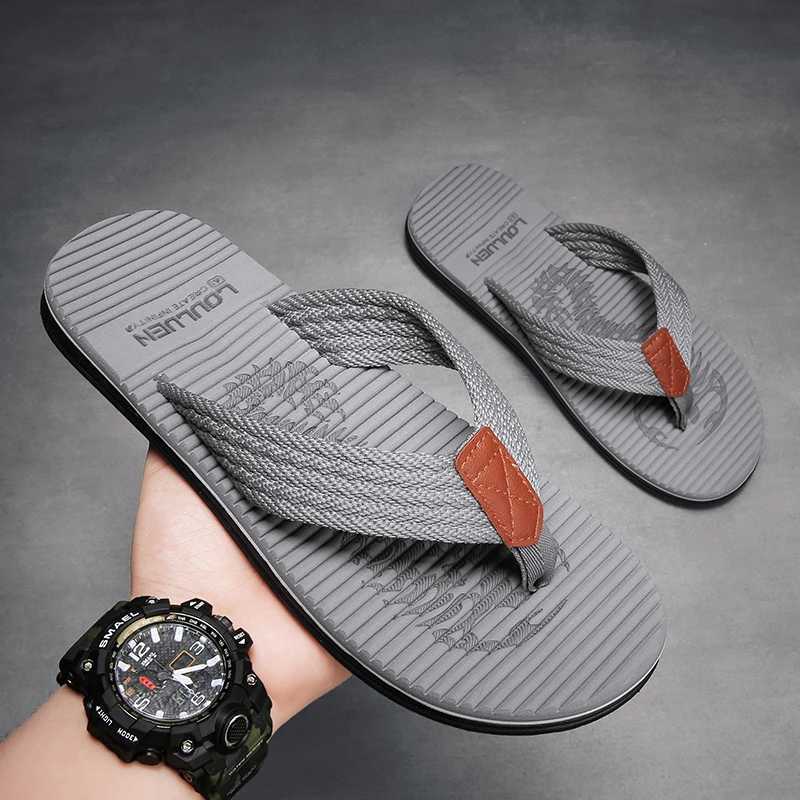 New Arrival High quality brand flip cover mens summer beach slide mens fashion breathable hot selling casual mens flip cover summer outdoor T250108
