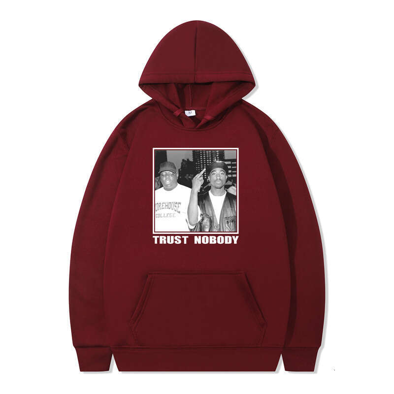 Autumn/Winter New Trendy Plush Thickened Printed Large Hoodie Men's Outerwear Class Dress