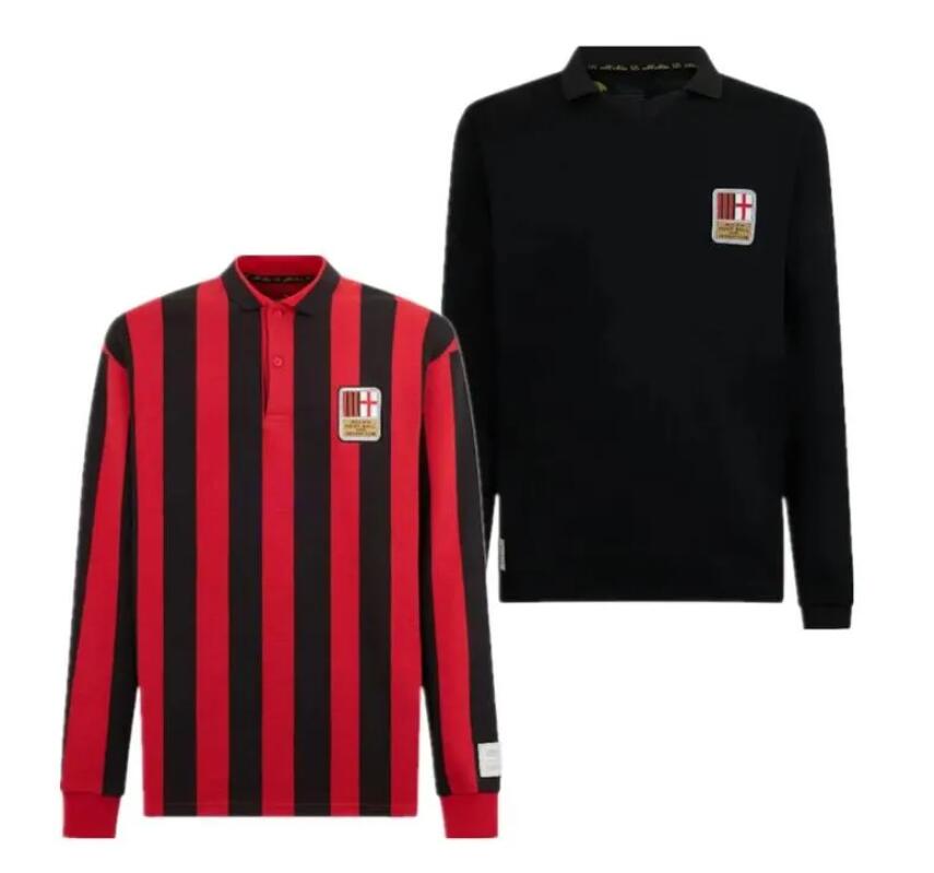 RAFA LEAO 25 26 125-Year Anniversary soccer jersey 2025 Long sleeve Football Shirt MEN MILANS PULISIC TONALI THEO DEST Retro soccer jerseys kit