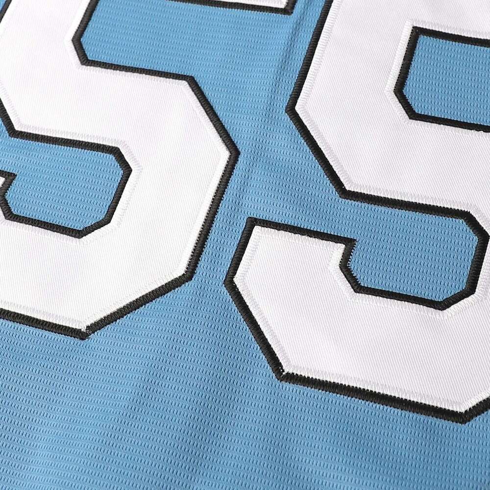 2025 Mens Movie Blue Jersey #55 Eastbound and Down Mexican Charros Kenny Powers 100% ed
