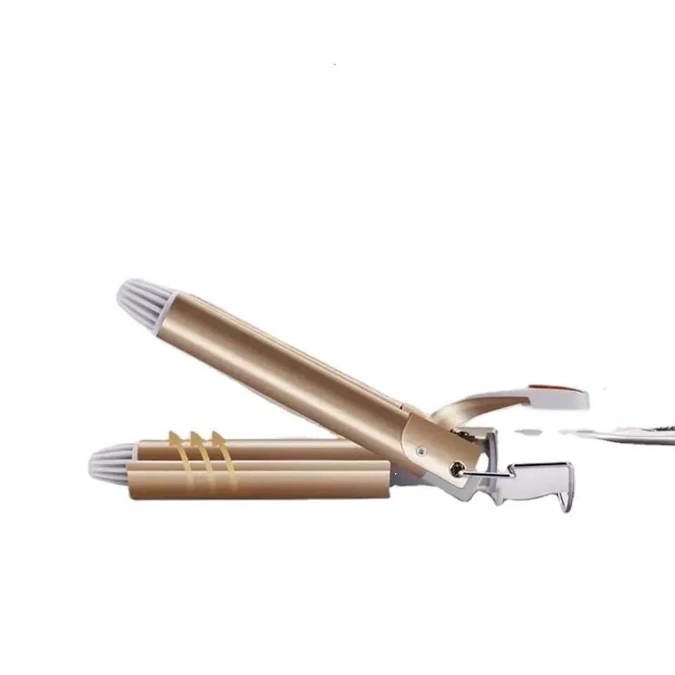 Electric Curler Waver Styler KM-1010 Curg Iron 2 In 1 Hair Straightener