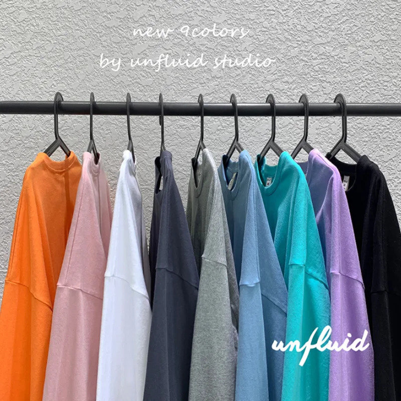 Privathinker Hip Hop Baggy T-shirt For Men Long Sleeve Fashion Cotton Tops Casual Solid Color Male Tees 250107