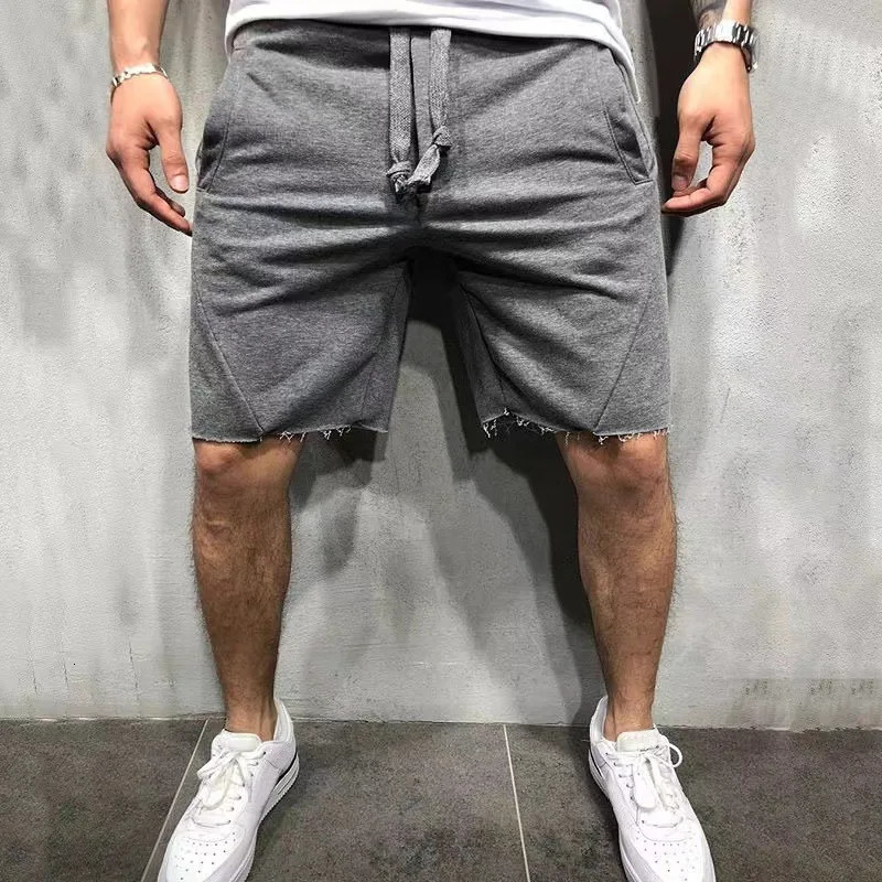 Fitness Men Solid Color Running Thin Shorts Casual Sports Shorts Mens Quarter Pants Casual Mens Pants 250107