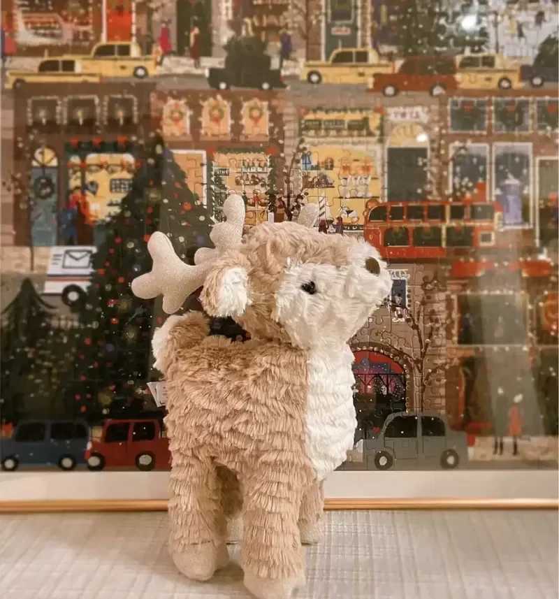 New Limited Edition Christmas jellys Cat 36cm Mitz Reindeer And Elk Doll Home Decoration Baby Soothing Holiday Gift L250811