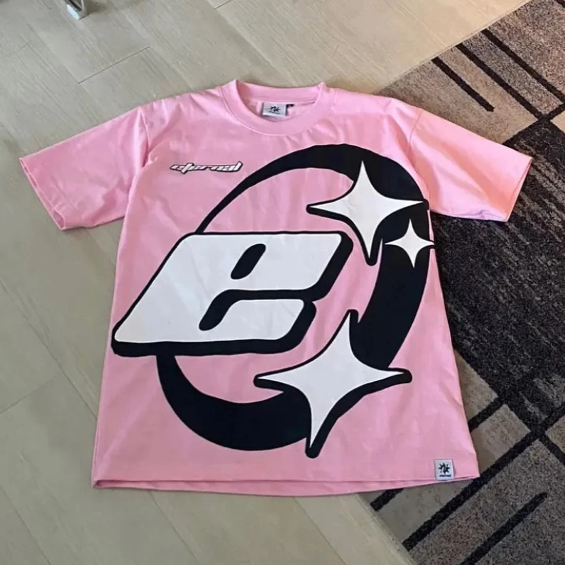 Y2K Tops Men Women Clothes Harajuku Hip Hop Letter Graphics Printed Oversized T Shirt Cotton Gothic Short Sleeved Clothing 250107