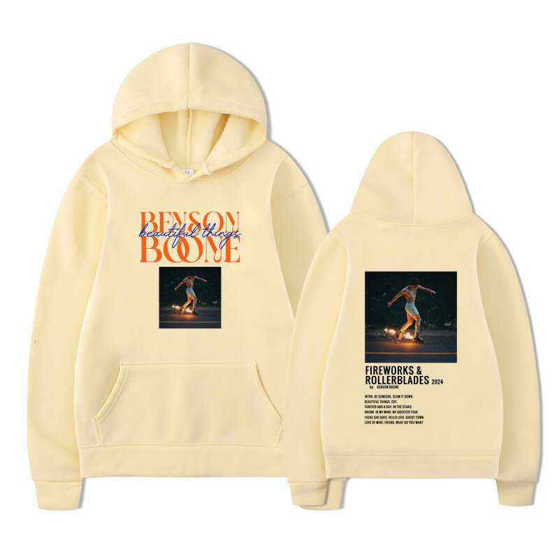 New Hooded Harajuku Humorous Benson Boone Men's and Women's Hoodie
