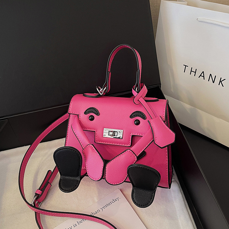 Free Shipping Designer Women's Cartoon Smiley Printed Women Fashion Tote Handbags Hundred Shoulder Crossbody Bags Designer Bag Luxury Bag Tote Ba