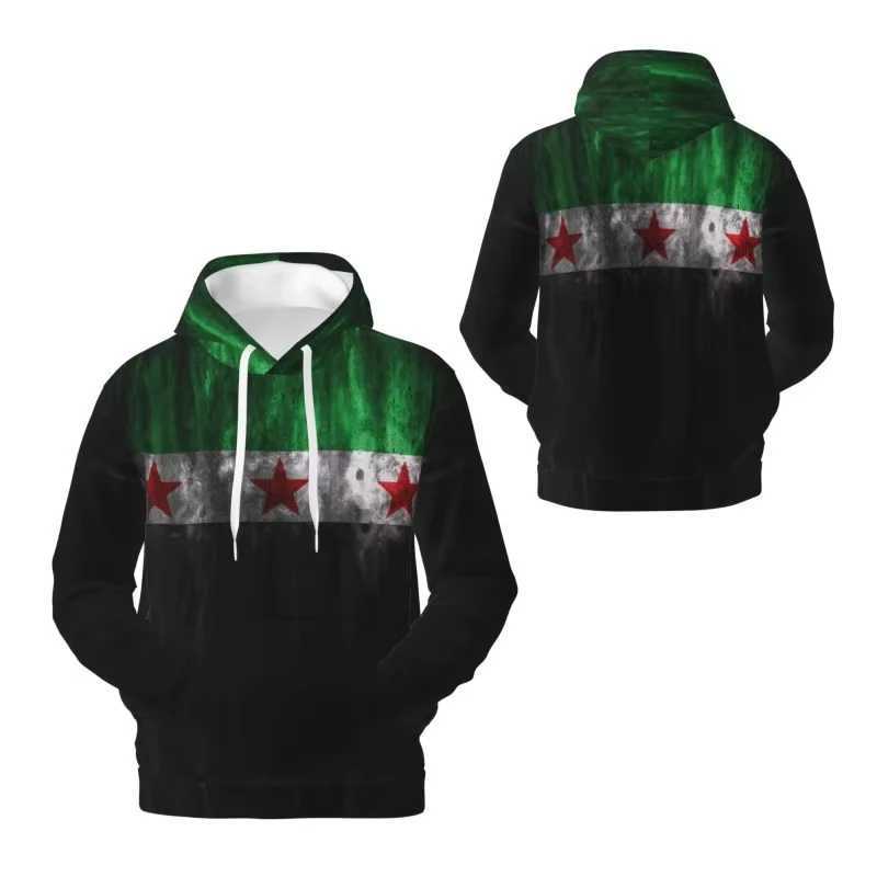 Syrian Hoodie 3D Printed Mens Hoodie Syrian Flag 932-963 Harajuku Y2K Sportswear Unisex Zipper Hoodie Casual Top W250108