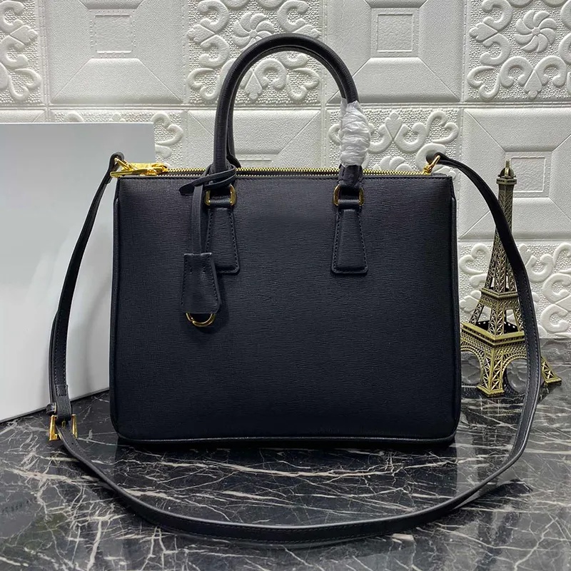 10A Vintage Mirror Premium Designer Galleria Saffiano Handbag Ladies Crossbody Designer Black Handbag Business Tote Luxury Shoulder Bags