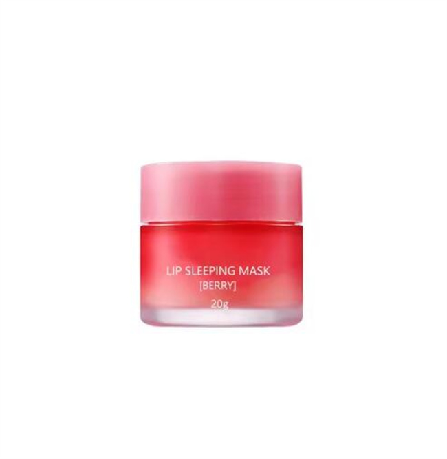 20g South Korea Lip Sleep Mask Night Sleep Maintenance Moisturizing Lip Gloss Bleach Cream Nourishing Lip Care Strawberry