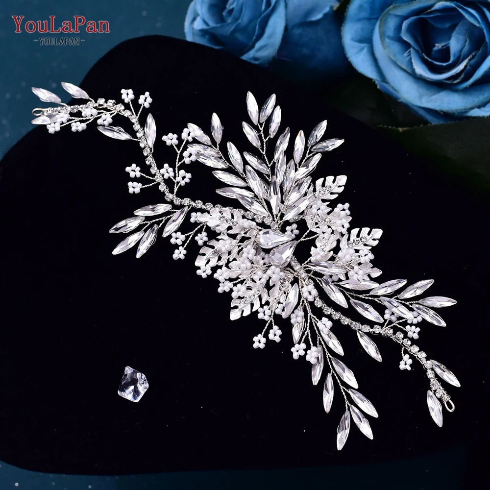 YouLaPan HP277 Bride Wedding Hair Accessories Rhinestone Headband Bridal Headpiece Hair Ornament for Women Hair Jewelry Headwear 250107