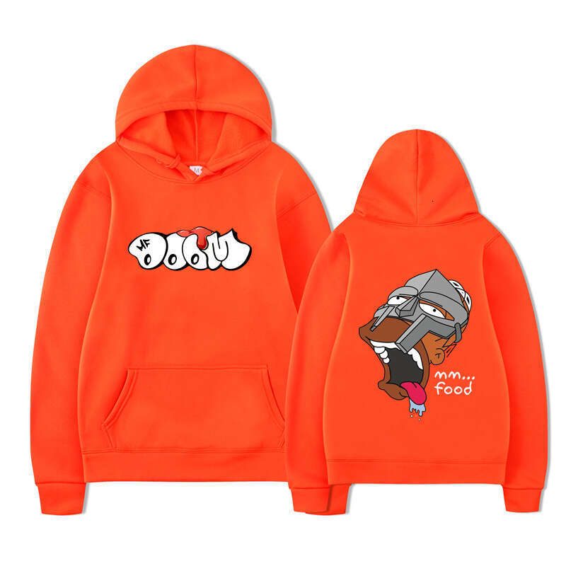 MF DOOM Rapper Hoodies Anime Print Streetwear Men