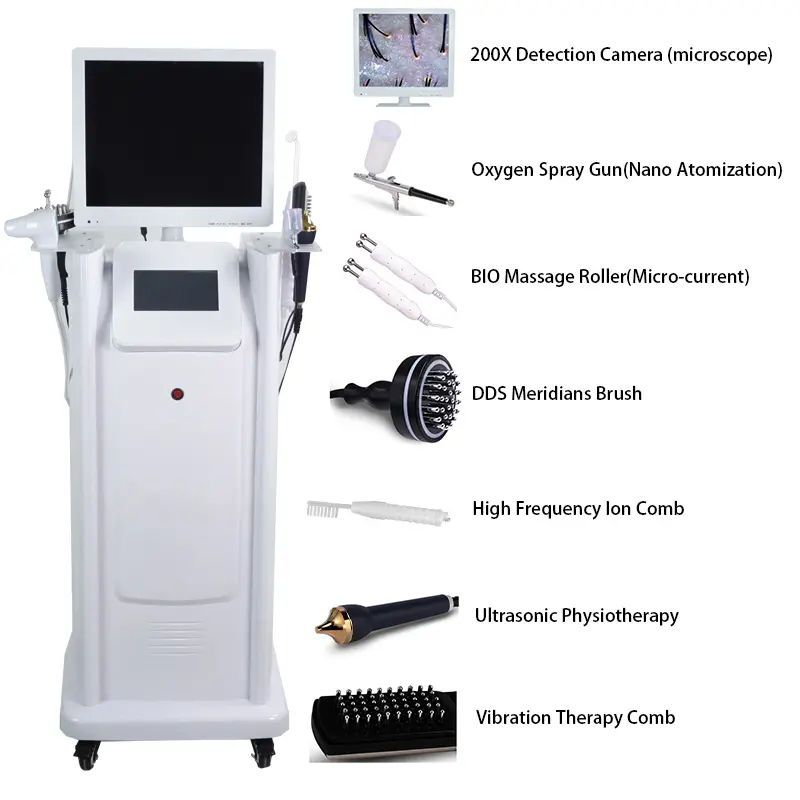 Scalp Massage Hair Follicle Detector Analyzer Beauty Equipment Anti-hair Loss Treatment Hair Regrowth Machine