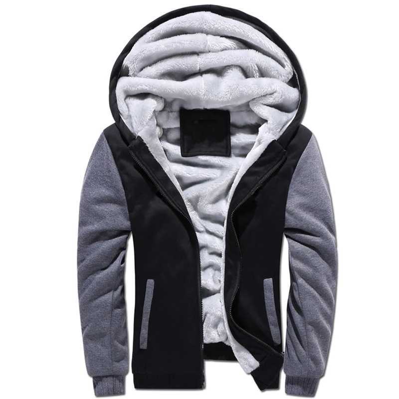 Mens coat zipper hooded sweatshirt son Goku role-playing winter wool unisex thick jacket clothing W250108