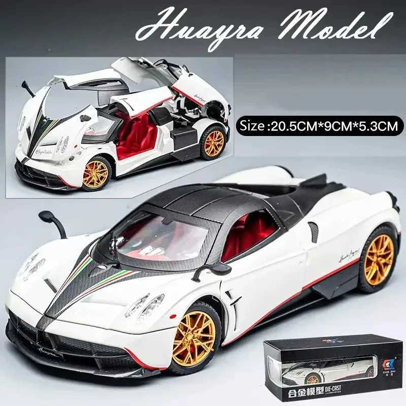 1 24 Car Alloy Model Super Sports Simulation Chinese Dragon for Pagani Childrens Toy Boy Collection Decoration Gift
