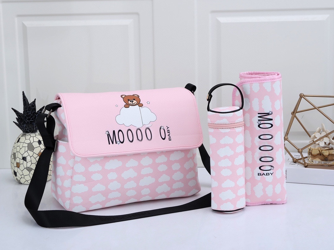 Diaper Bags New Diaper Bags Mummy Baby Backpack With Folding Changing Station Portable Mommy Bag Stroller Straps For Travel Mummy Maternity N H250219