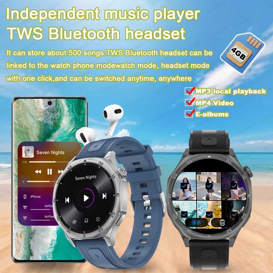 GT5 Pro Smart Watch Men Watch GT 5 4GB Memory 360*360 AMOLED HD Sn Heart rate GPS NFC etooth Call Compass Man SmartwatchXJ250108