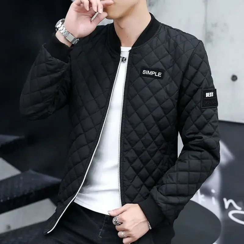 Mens Bomber Coats Winter Warm Stand Collar Male Baseball Jackets In Fast Delvery Deals Original s Vintage Stylish Y2k 250107