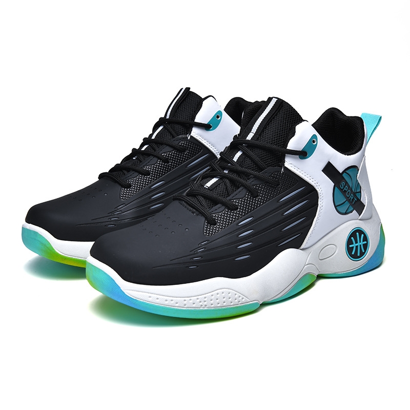 Basketball sports shoes men spring and autumn new shoes Korean version of the trend running shoes casual breathable comfortable basketball shoes men