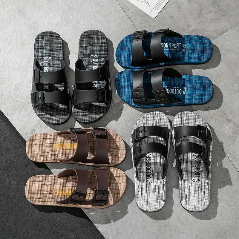 New Arrival Fashionable classic mens slippers anti slip home mens outdoor sandals soft and comfortable waterproof shoes mens breathable slippers T2501