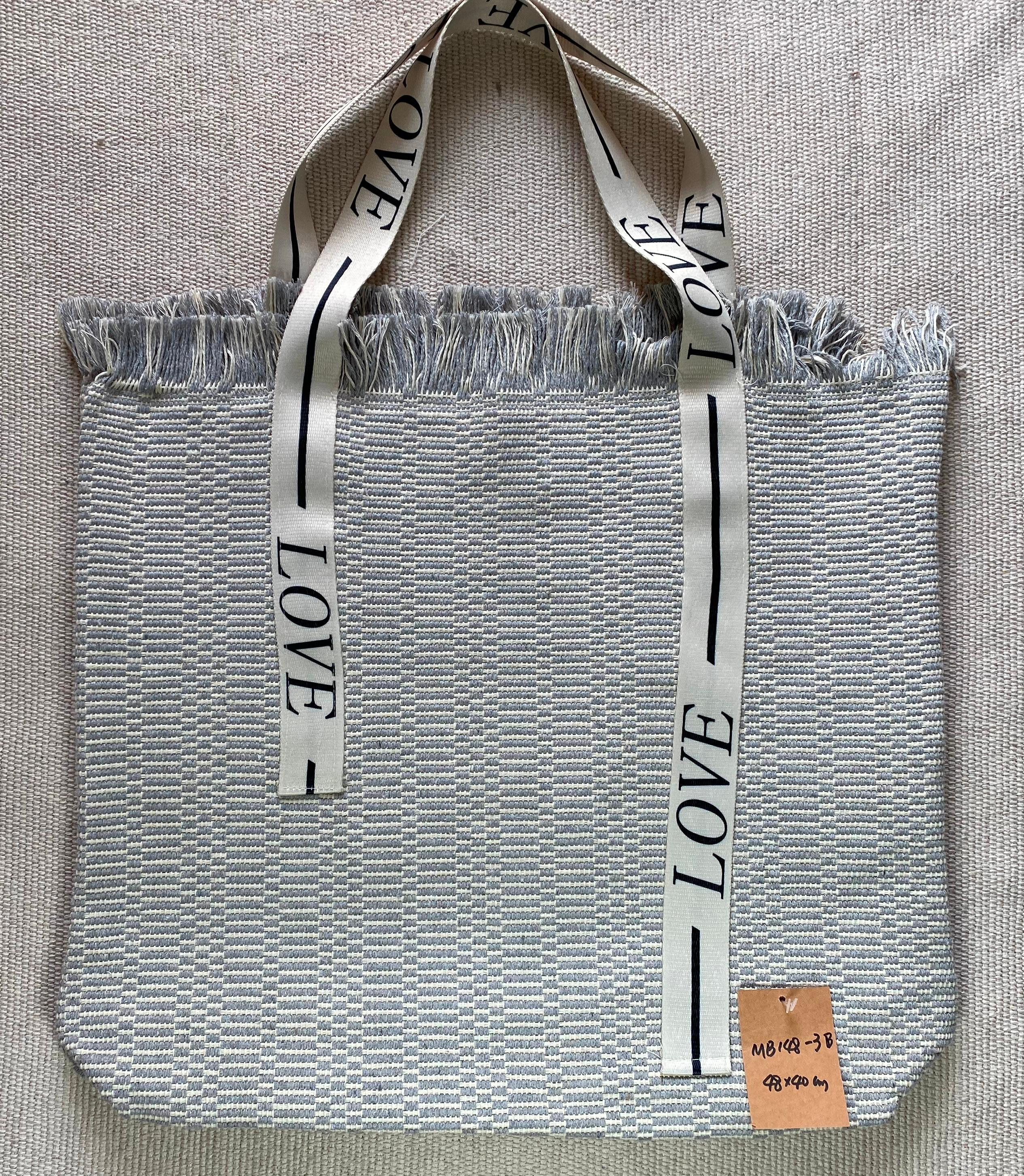 Handwoven Linen Crossbody Bag - Vintage Style Shoulder Strap Bucket Purse