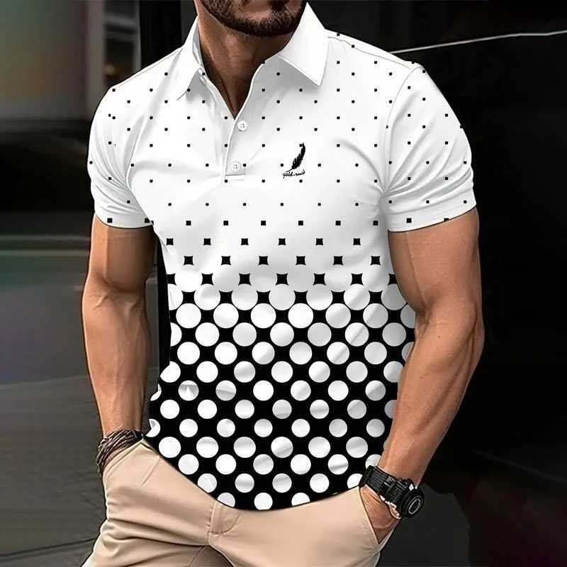Business Casual Mens Polo Shirt Golf Polo Short Sleeve Holiday Daily Wear Spring Summer Collar Micro-elastic PolyesterXJ250108
