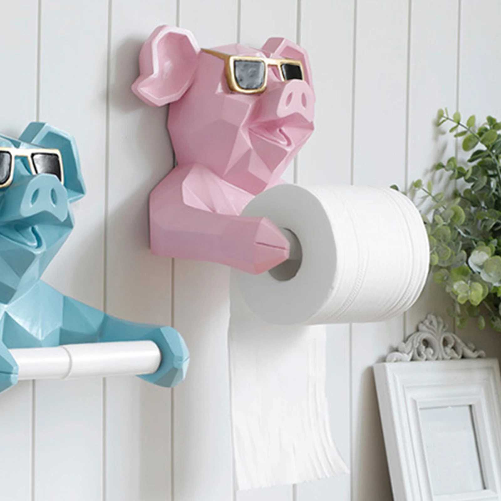 Nordic wall mounted toilet paper holder tissue holder kitchen decoration metal bathroom holder accessory storage Y250107