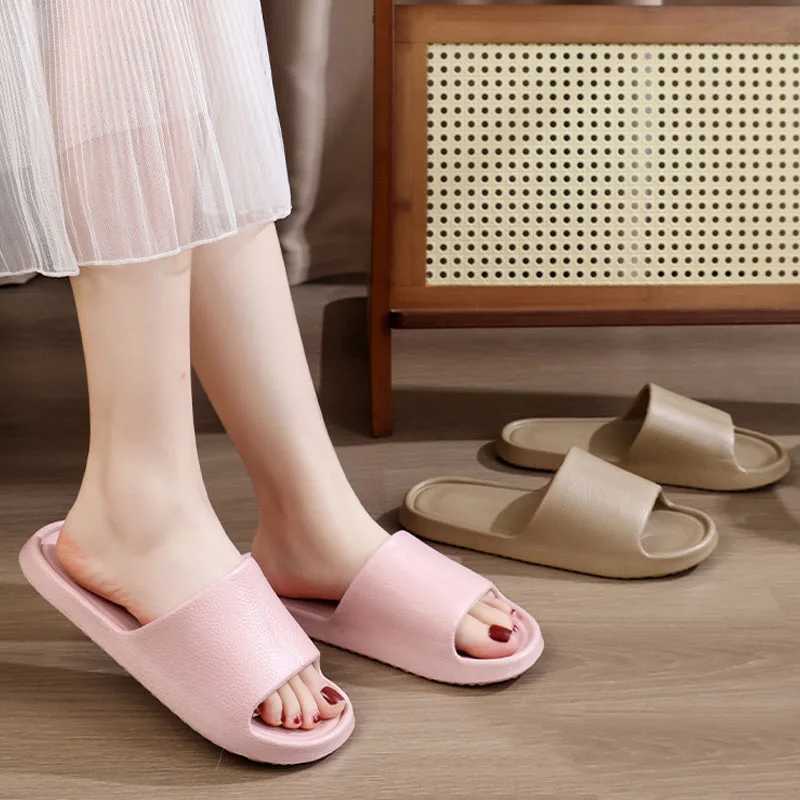 New Arrival Summer mens slippers shower womens bathroom non slip home flip cover beach EVA slippers mens sandals indoor bathroom slippers Zapatos T250