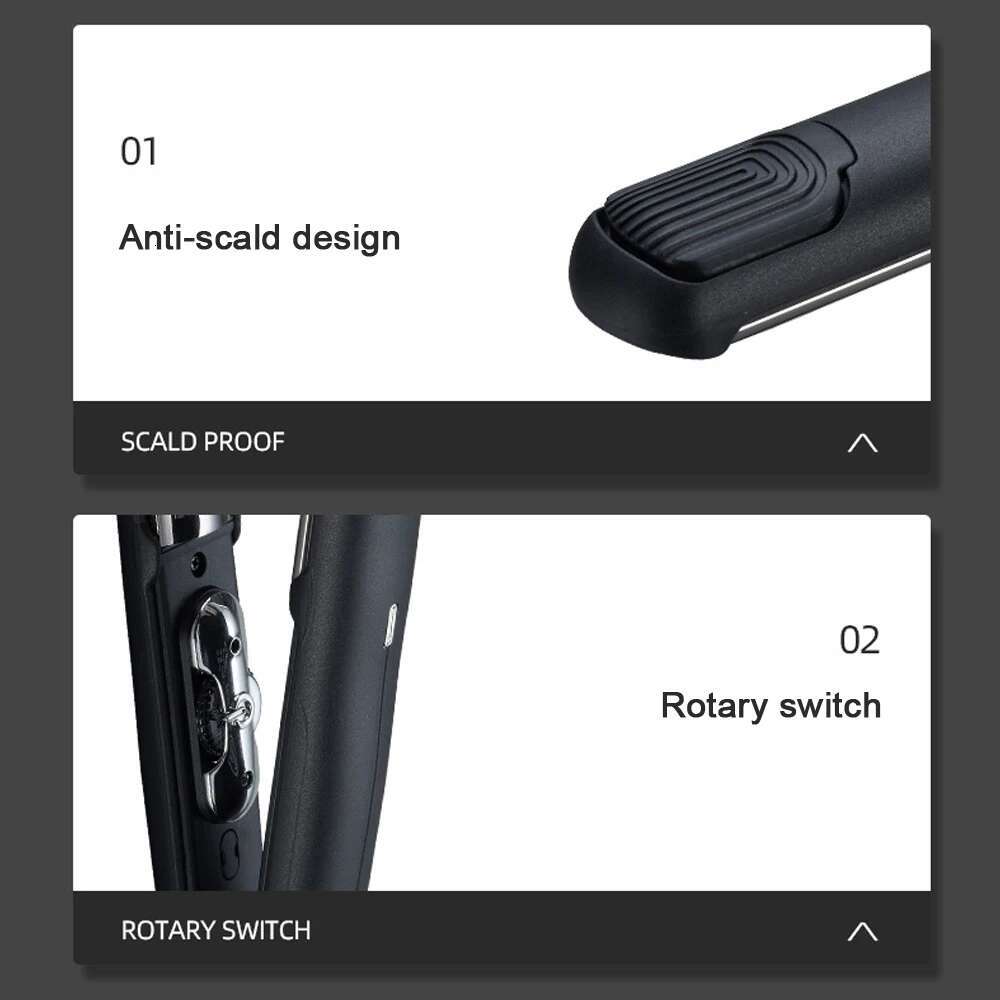 Curved Plate Curler Titanium U-shaped Flat Iron Professional 450°F Curg Irons Salon Hair Styg Tools Dual Voltage