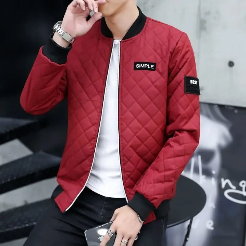 Mens Bomber Coats Winter Warm Stand Collar Male Baseball Jackets In Fast Delvery Deals Original s Vintage Stylish Y2k 250107