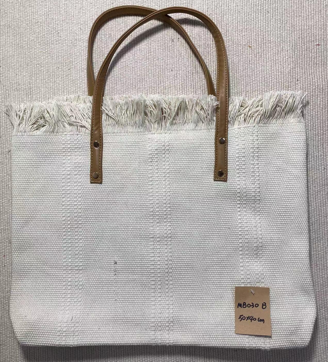Eco-Friendly Rough Texture Weave Cross Body Satchel
