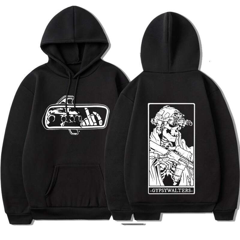 Men's hooded sweatshirt, unisex streetwear