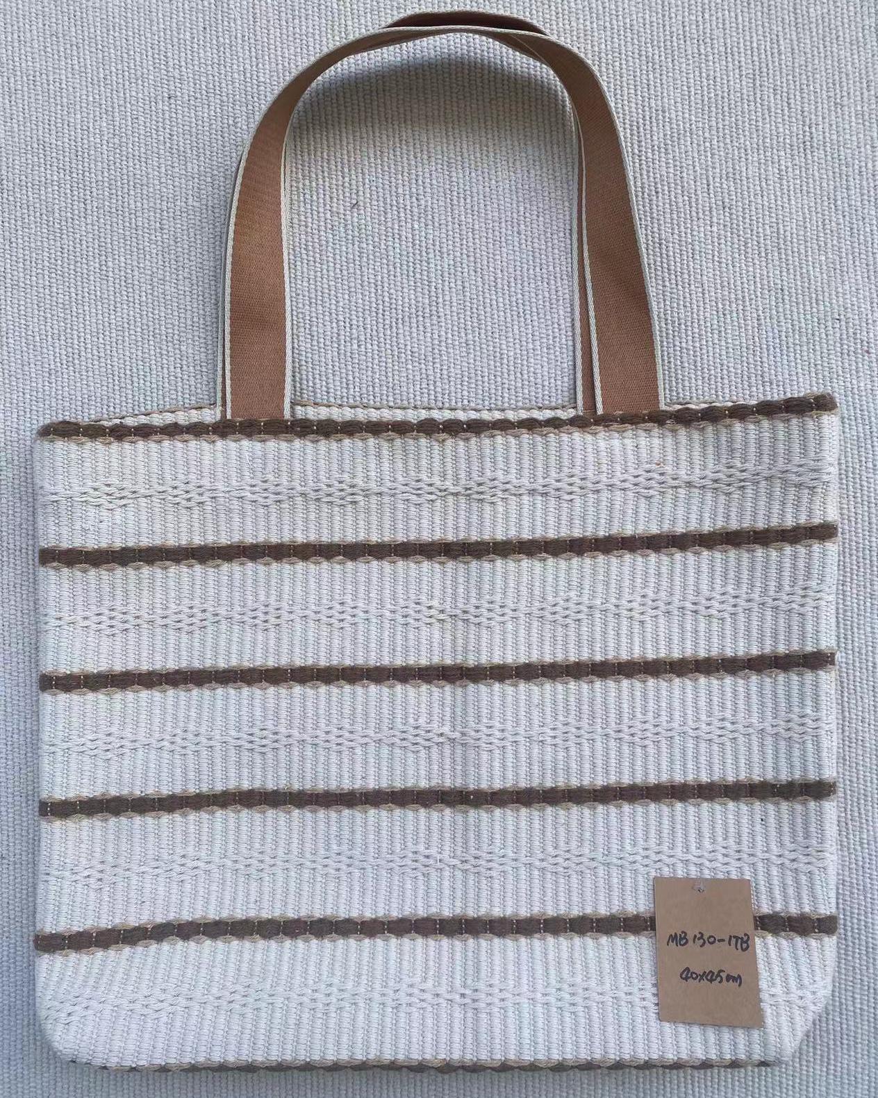 Vintage Handcrafted Weaved Rope Shoulder Pouch with Adjustable Strap
