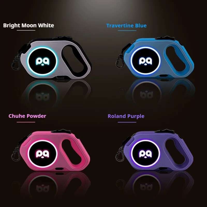 Explosive Technology Night Outdoor Pet Dog Supplies LED Light Automatic Retractable Traction Rope