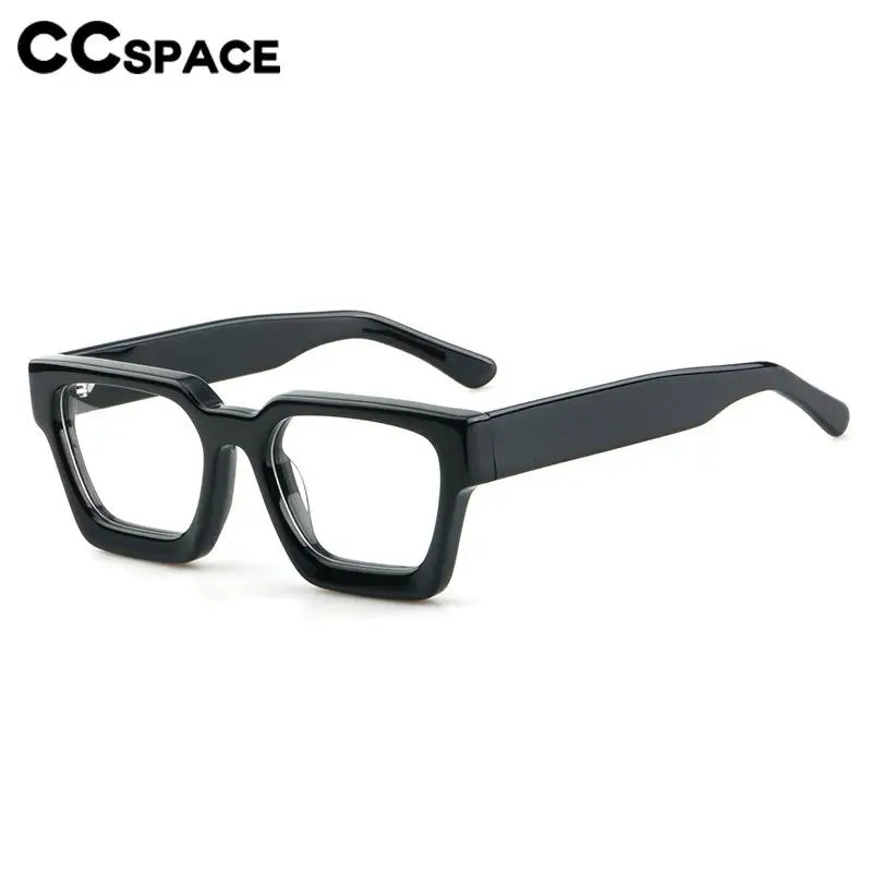 56992 Vintage Universal Prescription Spectacles Frame Lady Square Acetate Optical Glasses Frames Trend Transparent Eyewear 250107