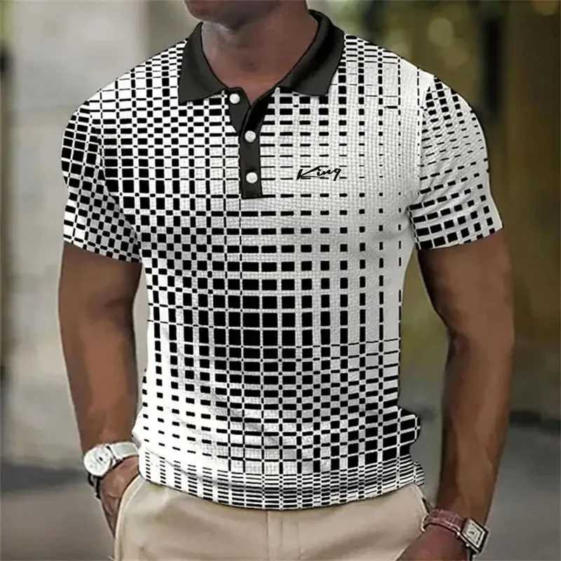 Polyester Mens Polo Shirts Casual Solid Color Short Sleeve Polo Shirts for Men New Summer Desinger Clothing Mens Polo ShirtXJ250108